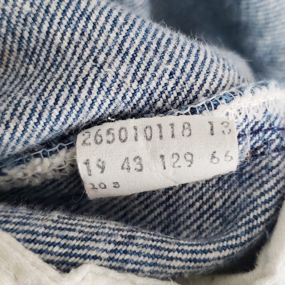 Rare VTG Levi's True Vintage 26 501 0118 XX USA Made 80s Distressed Jean's SZ 33 - Picture 10 of 16
